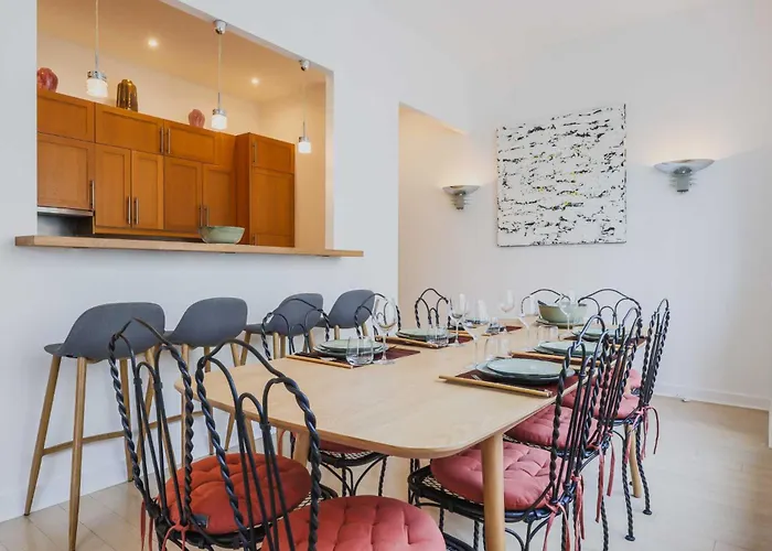 Peaceful Flat - 2bd-9p - Passy-tour Eiffel パリ